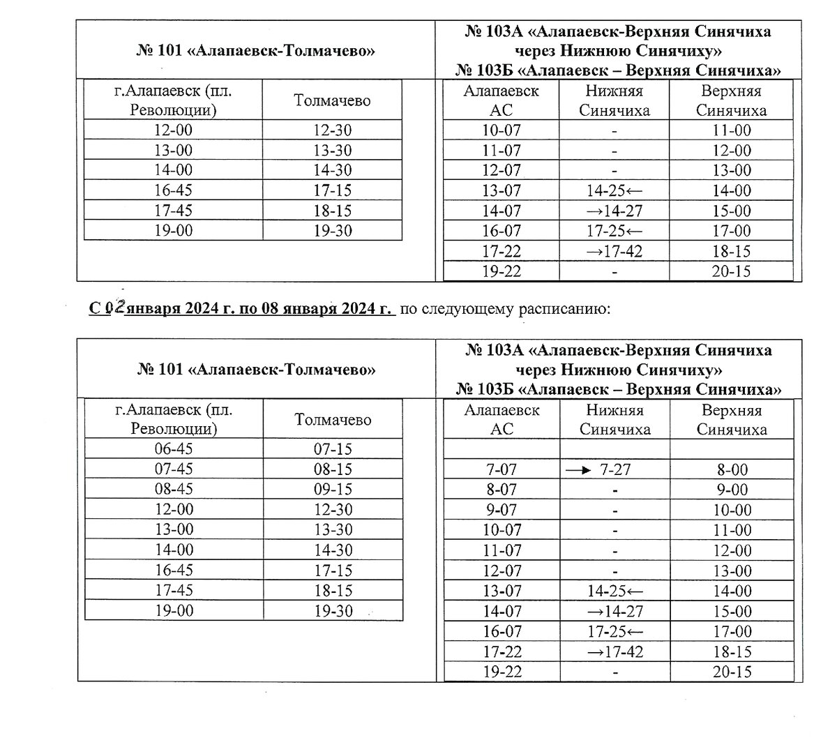 Расписание автобуса номер 132