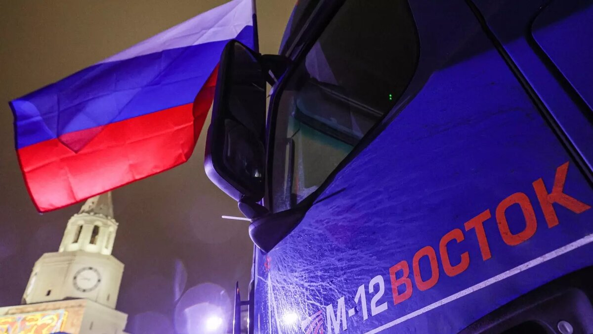 21 декабря прошла церемония открытия трассы М-12 «Восток» от Москвы до Казани. 810 км пути обойдутся в 4800 рублей. Фото: Егор Алеев/ТАСС