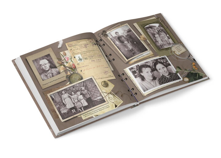 семейный архив, старый альбом
