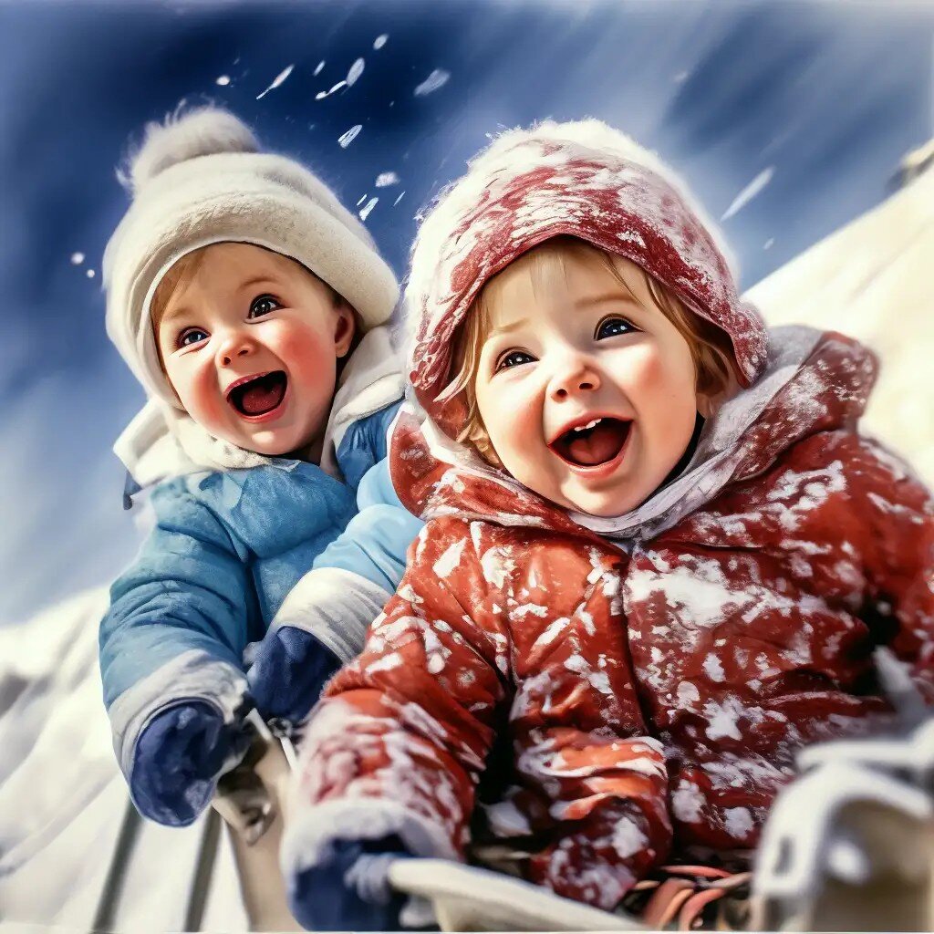 Новогодние открытки в советском стиле 