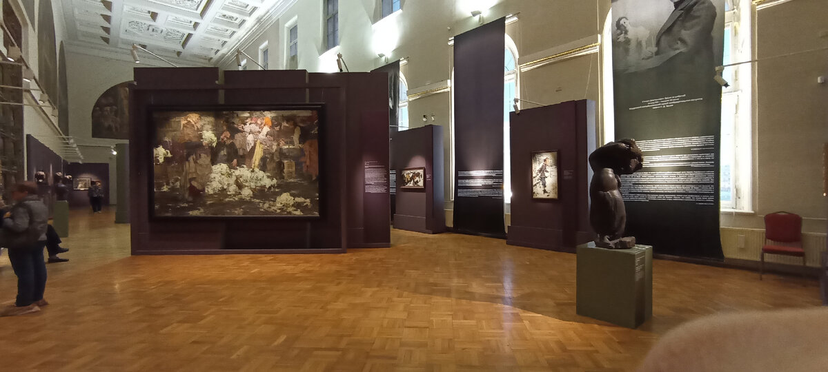 Фешин и Эрьзя, Выставка в Академии художеств