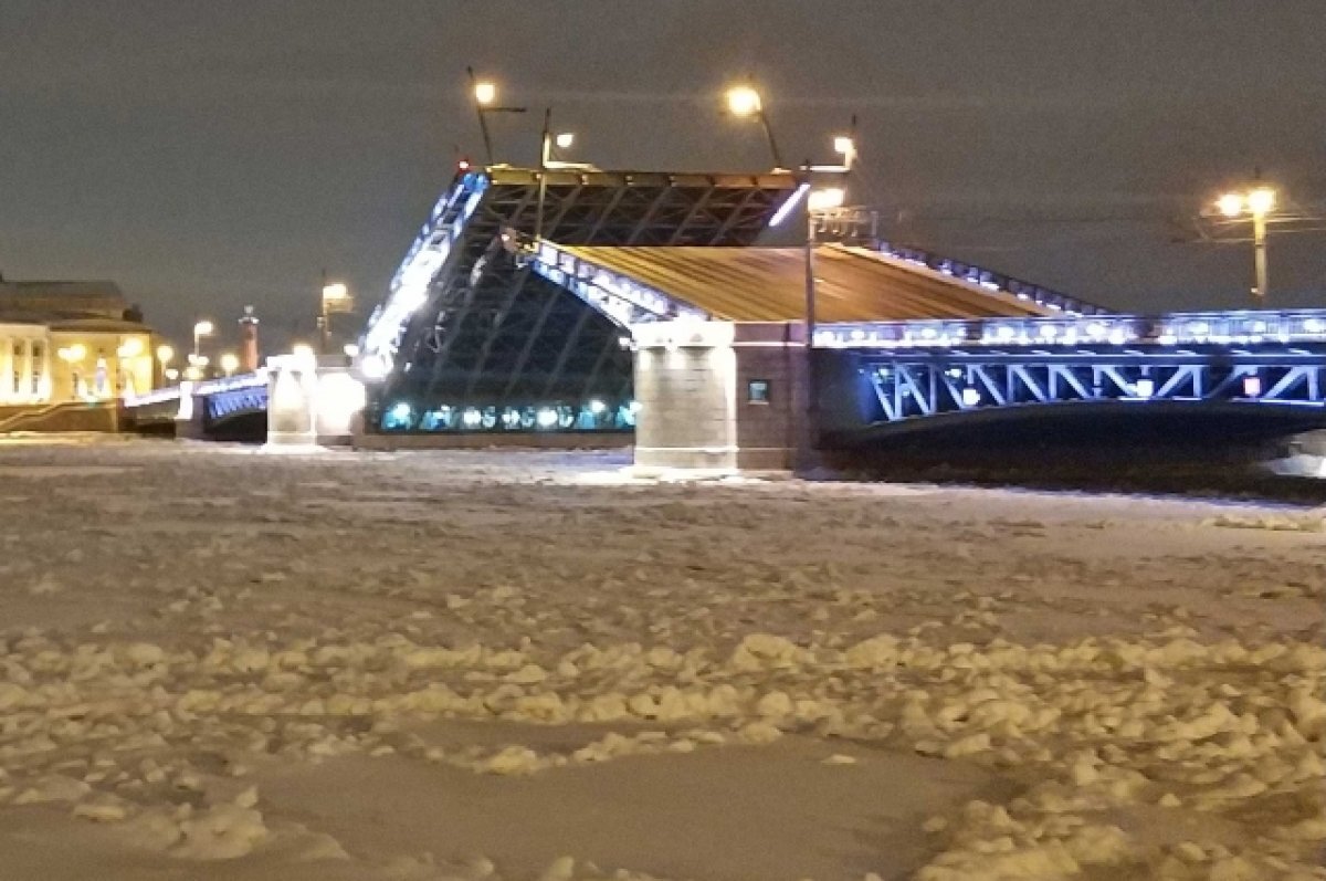    Мосты Петербурга разведут из-за одного судна в ночь на 23 декабря