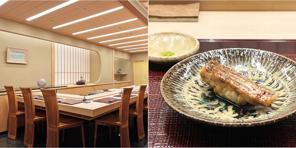 Ресторан Harutaka, Tokyo.