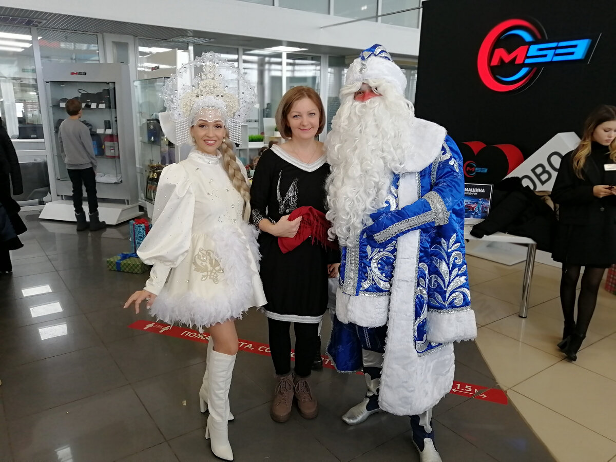 Недавно на празднике автосалона, где обслуживается наш автомобиль