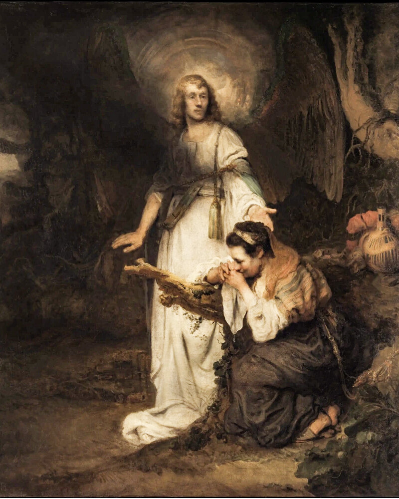 Художник Карел Фабрициус "Явление ангела Агари", 1645