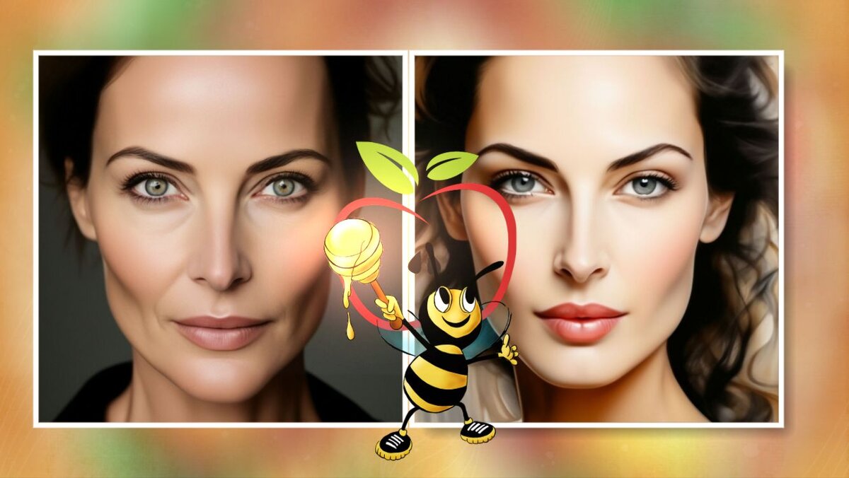 Натуральный уксус плюс мёд — и тусклая и дряблая кожа станет сияющей и ...