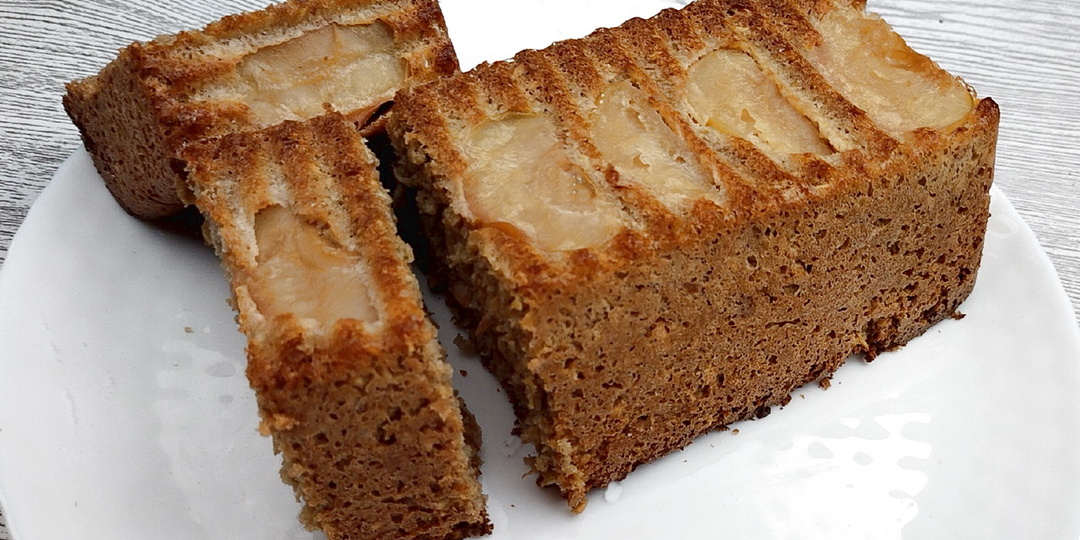 Беру стакан овсянки и яблок!!Яблок больше, чем теста/Так и хочется его приготовить снова