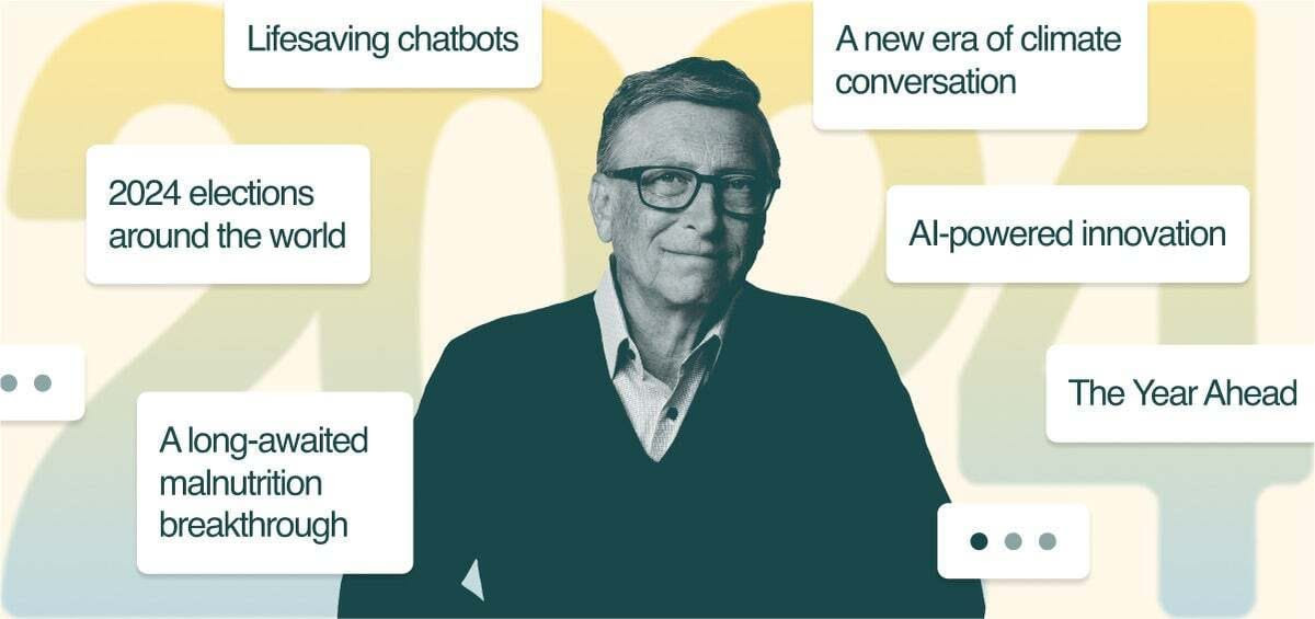 Билл Гейтс считает, что ИИ будет формировать мир в 2024 году, и делает несколько ключевых прогнозов   Источник изображения: GatesNotes    Когда Билл Гейтс говорит, что что-то вот-вот изменит мир,...