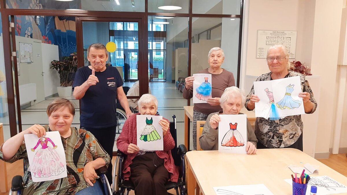 Подопечные Центра ухода и реабилитации пожилых Сениор Групп «Малаховка» на досуговых мероприятиях