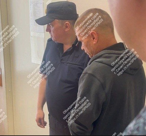 Александр Перов в суде. Фото: объединённая пресс-служба судов Петербурга