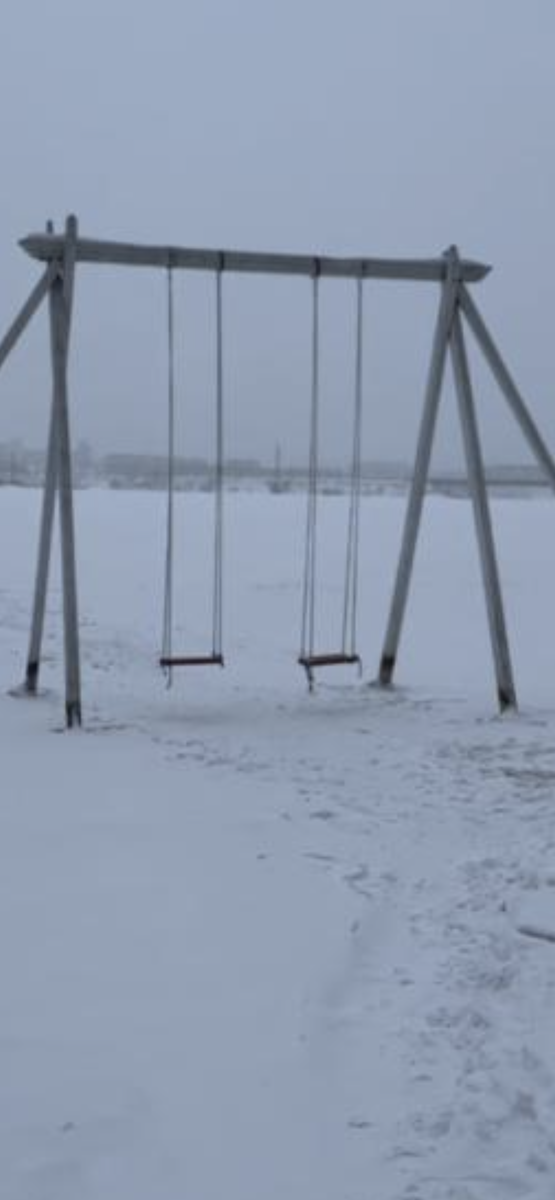 Фото автора.На качелях качаются Зимние Сны❄️❄️❄️