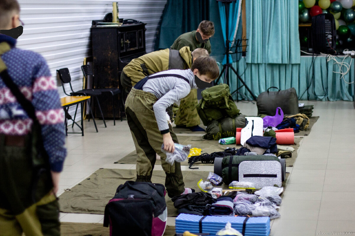 Строевой смотр перед крайним выходом