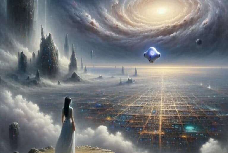    Иллюстрации к истории тоже создан ИИ / © Weibo / Capital Television