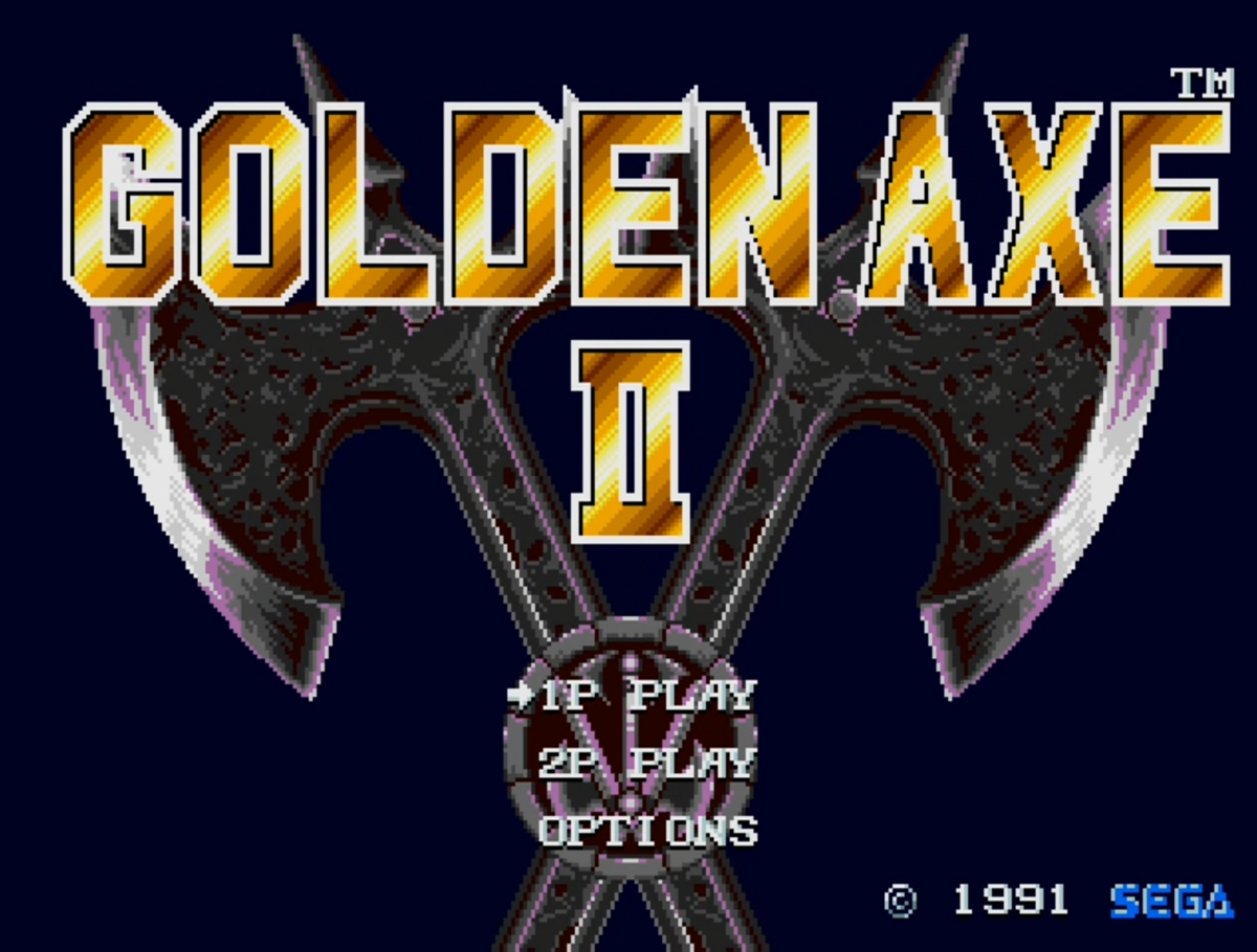 Golden Axe 2 на Сега Мега Драйв