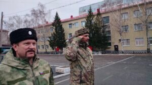  📷    20 казаков-добровольцев отправились из Оренбурга в зону СВО Белов Михаил Александрович
