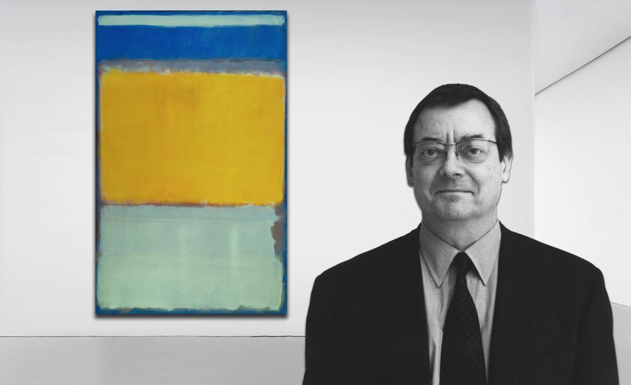 Роберт Риман с картиной «№ 10» Марка Ротко Фото: https://www.artspace.com/magazine/interviews_features/book_report/robert-ryman-excerpt-54980