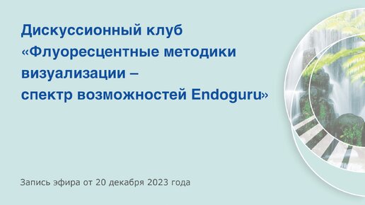 Флуоресцентные методики визуализации – спектр возможностей Endoguru. ICG и BLI в онкоурологии.