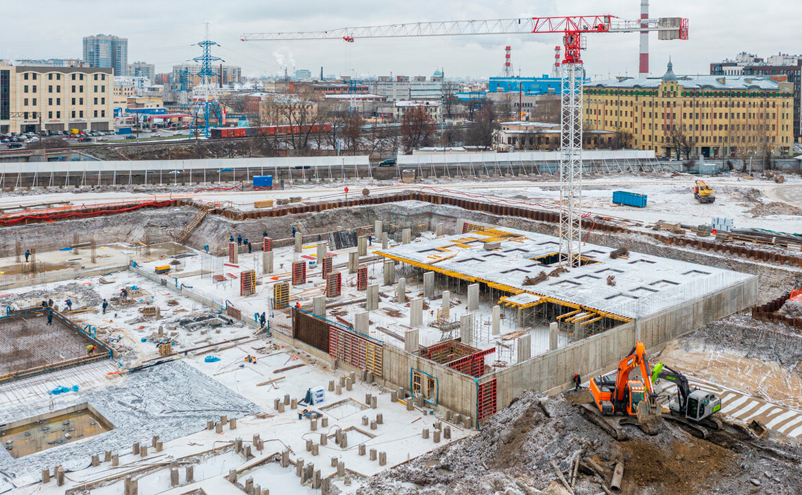 Строительство ЖК в центре Санкт-Петеребурга