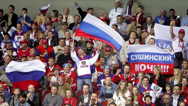 Рига. ЧМ-2006. Болельщики сборной России. Фото Getty Images