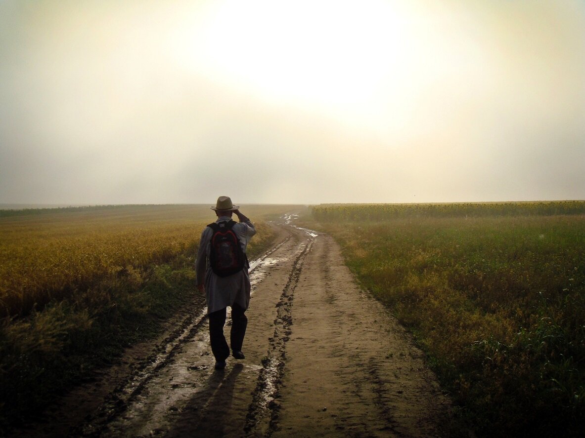 Далекий край автор. Человек идет по дороге. Странник в пути. Одинокий человек на дороге. Человек уходит.