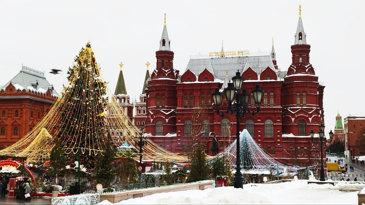 Путешествие в Рождество. Манежная площадь. Фото И. Кротова