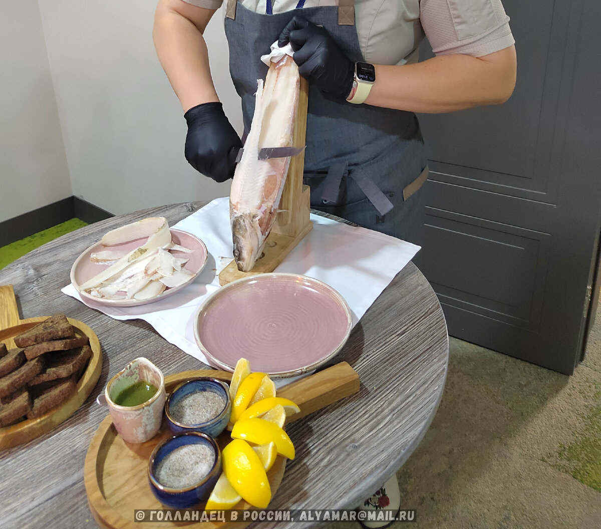 Строганина в Югре. Фото: Голландец в России