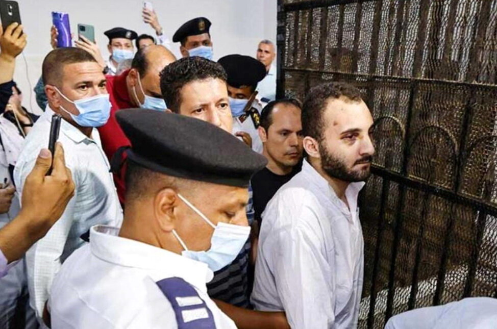 Преступник в египетском суде