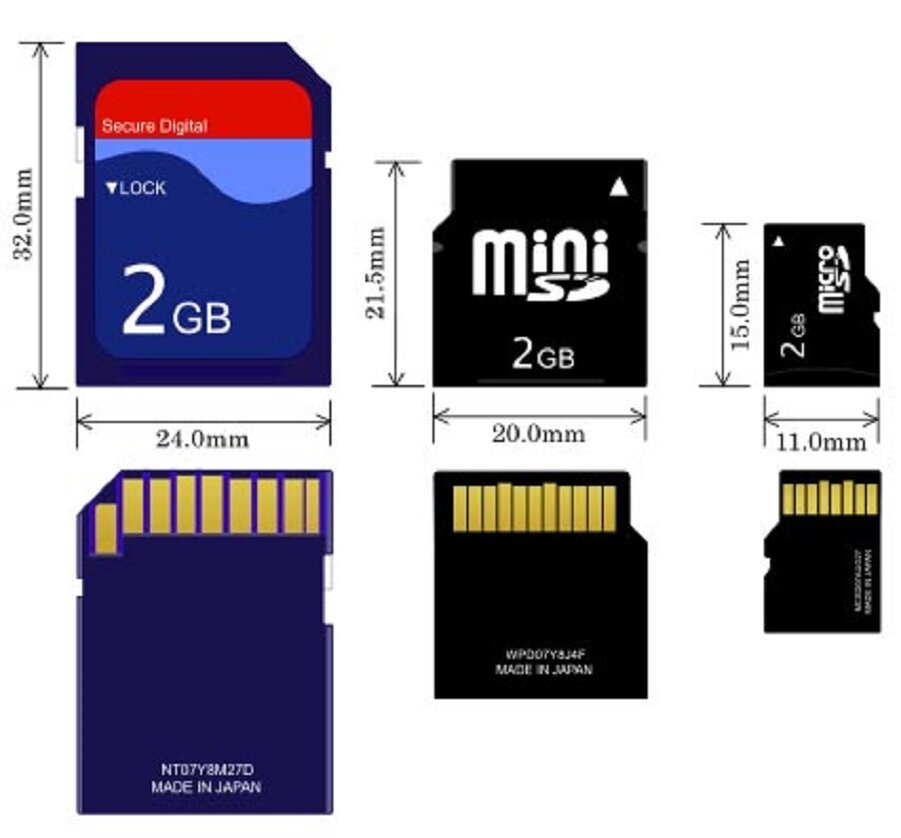 Sd карта производители. Размеры микро СД карты. SD Card 32gb Full Size. SD MINISD MICROSD. Размеры флешек микро СД.