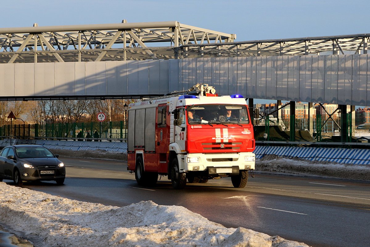    Многодетную семью спасли на пожаре в Ангарске