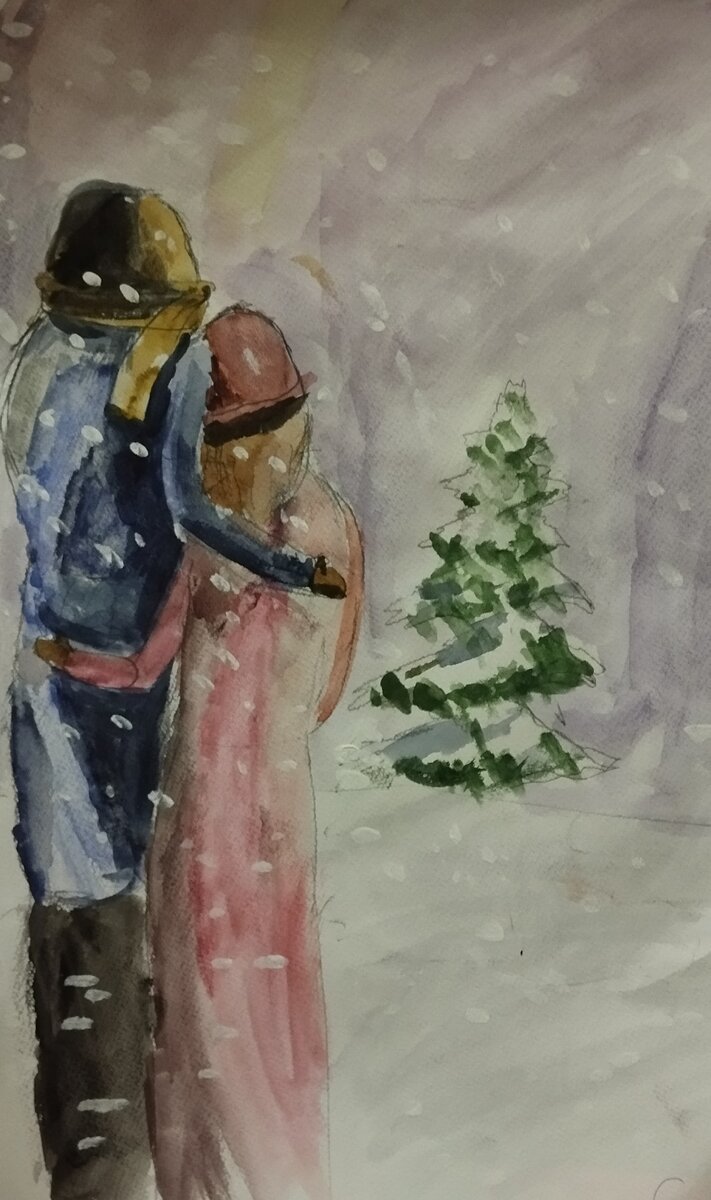 Вот эта картина для прекрасной девушки, то есть для меня. Размер 30 на 40, пастель. Художник Александр М., декабрь 2023 г. Куплю рамочку и обязательно повешу на стену эту красоту 