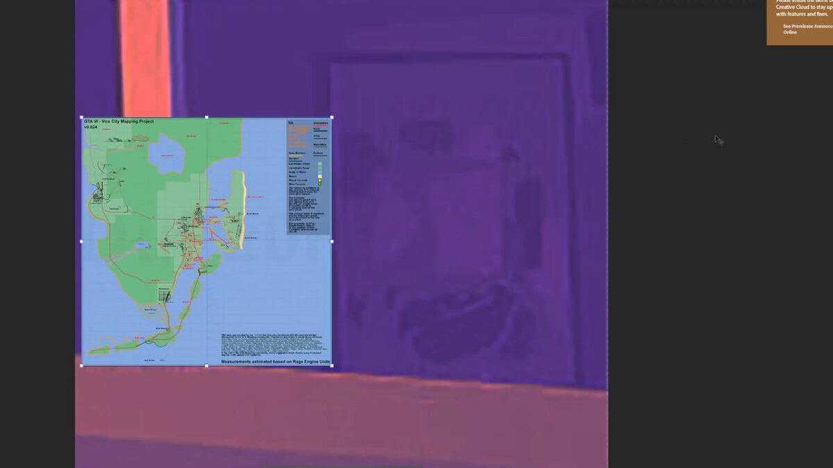    Геймеры нашли на арте GTA VI карту игры и дату следующего трейлера
