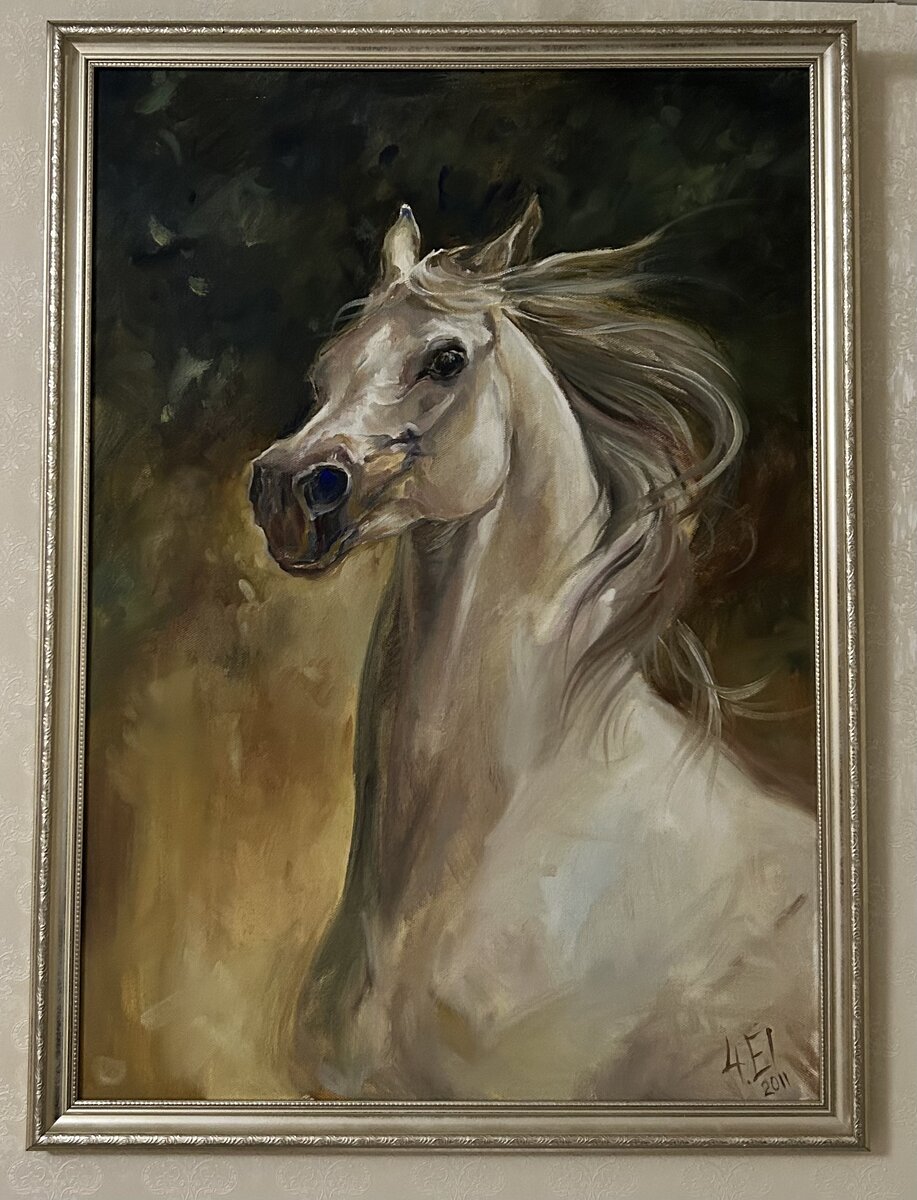 Автор картины - Черноштанова Елена "Портрет Клеопатры"