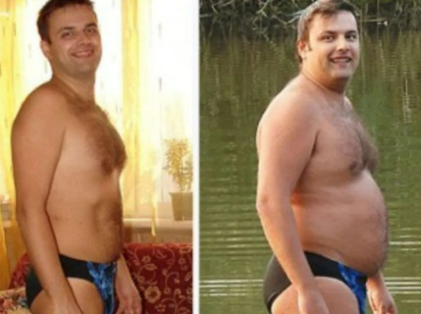 0 95 кг. До и после похудения мужчины. Парни до и после похудения.