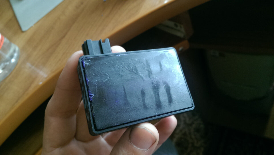 после очистки