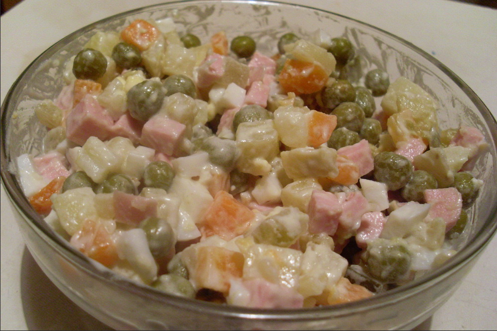 История создания салата "Оливье" | Пишу о разном | Дзен