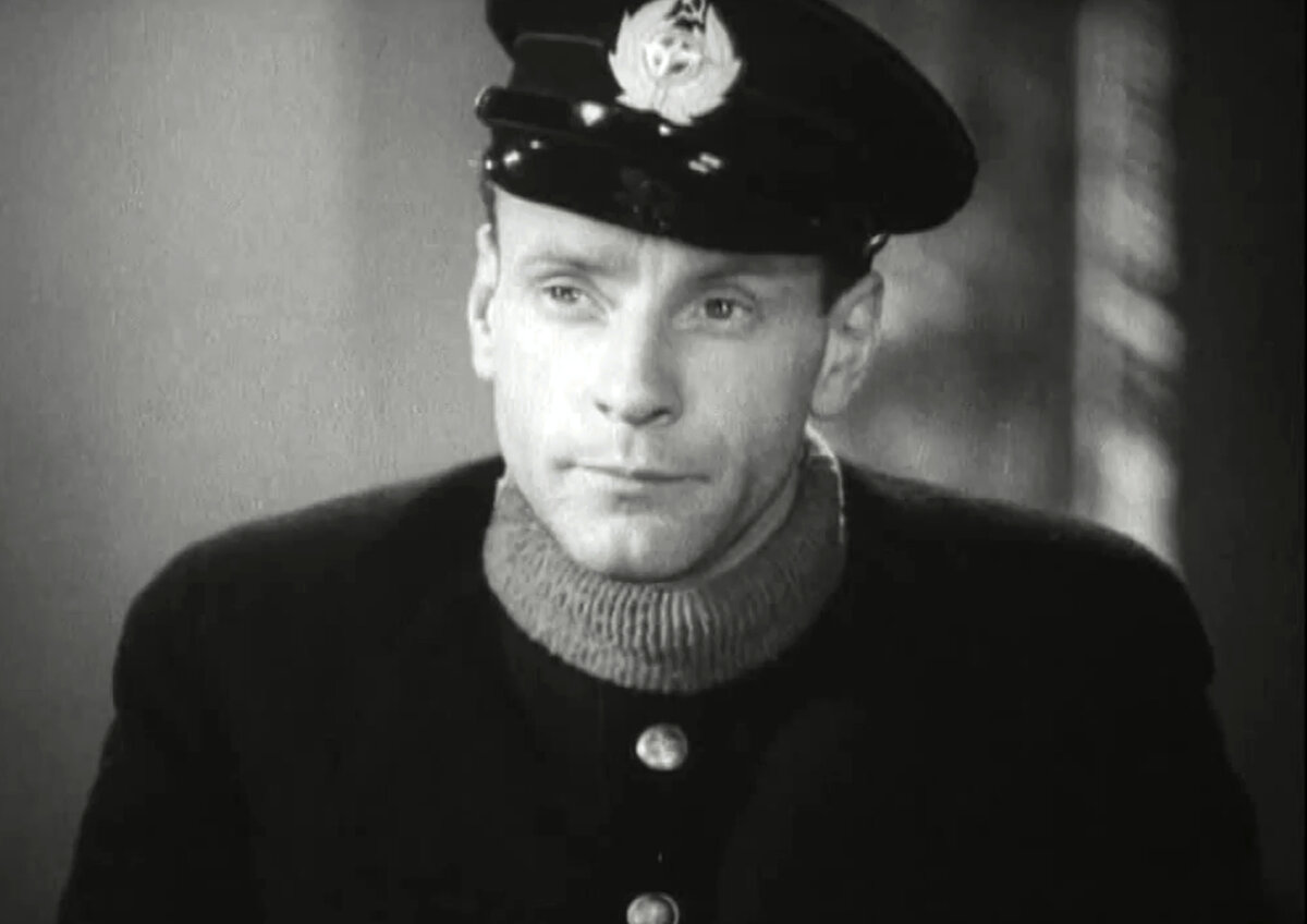 Кадр из кинофильма "Мужество", 1939 г., режиссер Михаил Калатозов, сценарист Георгий Кубанский, композитор Венедикт Пушков (скриншот)