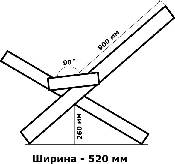 Садовое кресло: 10 вариантов чертежей и схем своими руками