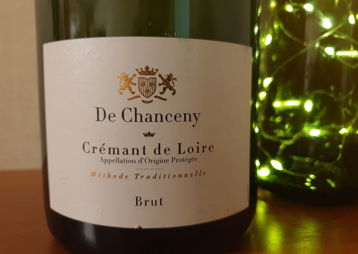 Французское игристое De Chanceny Cremant de Loire Brut