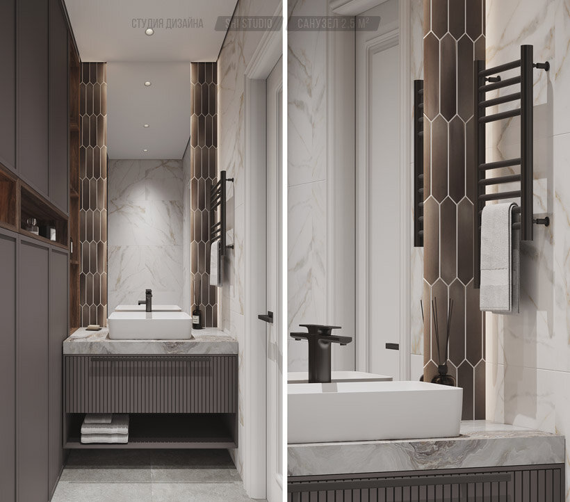 Интерьер в стиле современной классики от студии дизайна интерьера SHI STUDIO