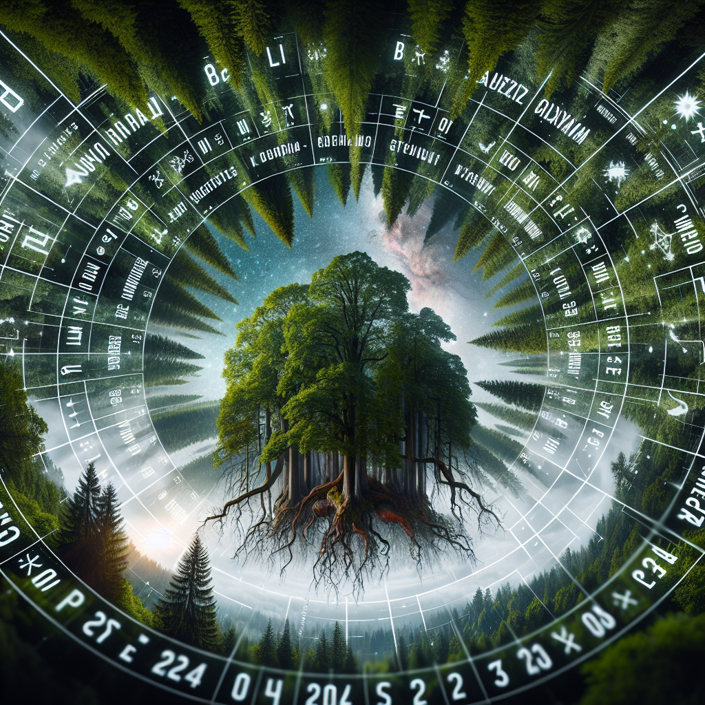 "Мудрые деревья шепчут, что вас ждет в будущем: гороскоп по славянскому календарю на 2024 год" от Insomnia Land.