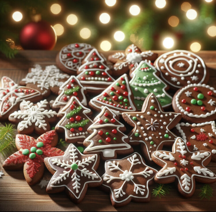 Вкусное и ароматное новогоднее печенье!