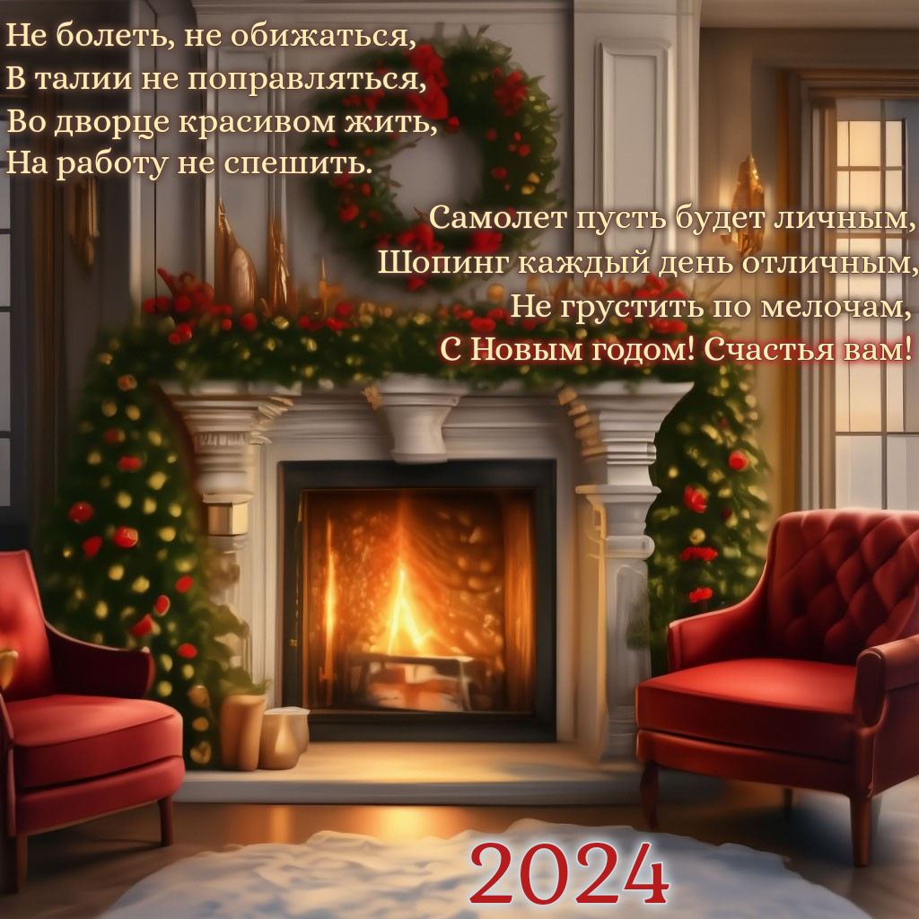 Новогодние поздравления с 2024 годом