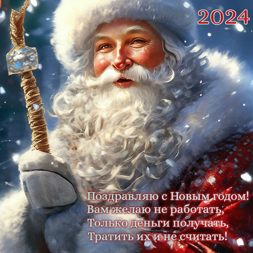 Открытки: С Новым 2024 Годом!