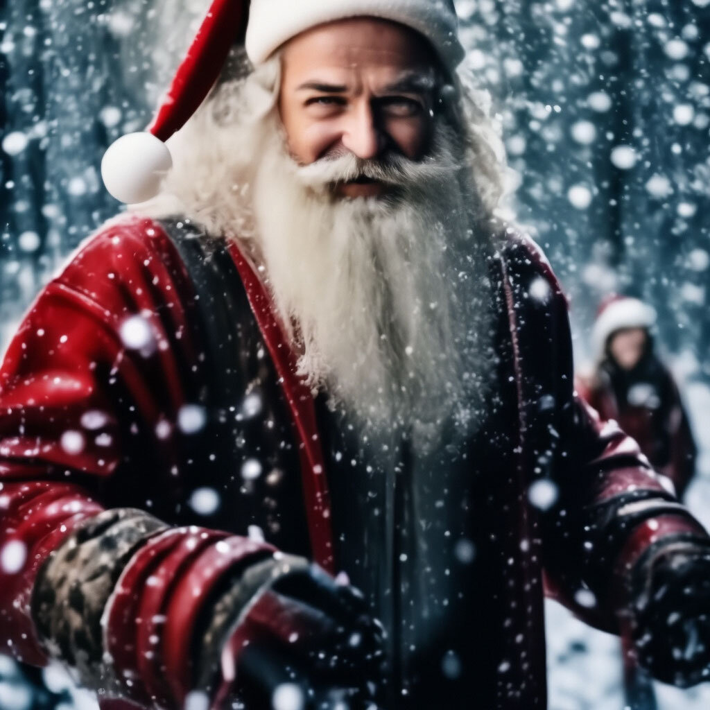 Собрал Дед Мороз накануне Нового года своих помощников - Снеговиков и их милых дам Снеговичек. Когда до Нового года времени осталось меньше недели, у Деда Мороза значительно прибавилось дел.-1-2