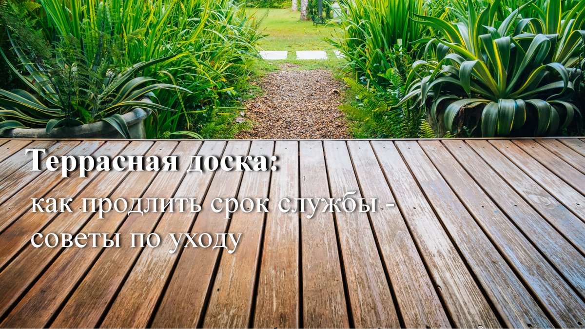 Зачем чистить террасную доску и как это делать