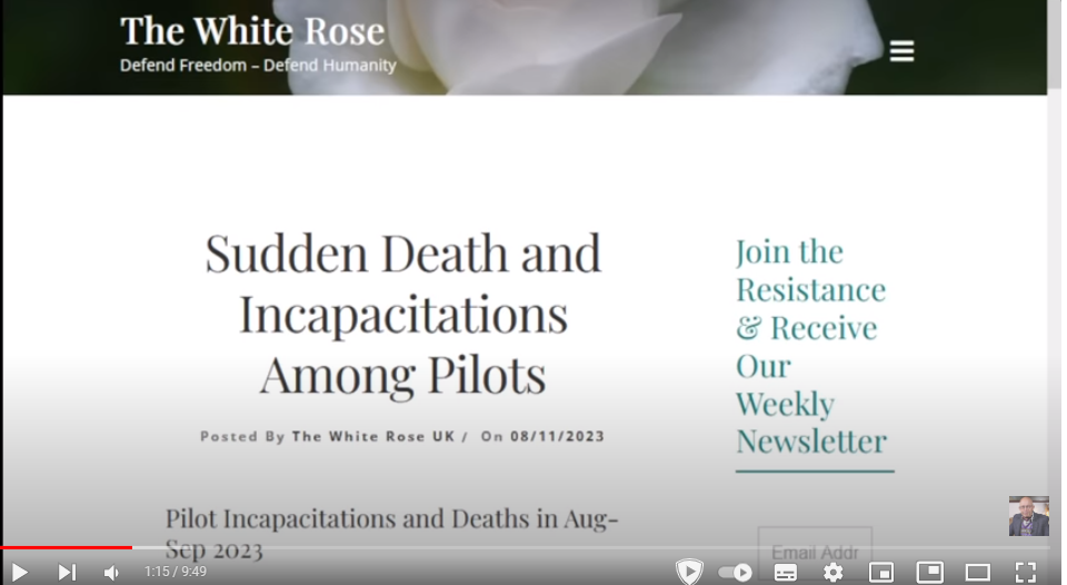 "Внезапная смерть и нетрудоспособность среди пилотов".