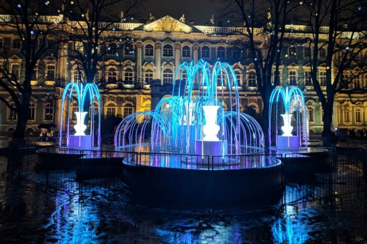    Эрмитаж всегда готов встретить посетителей во всей красе.