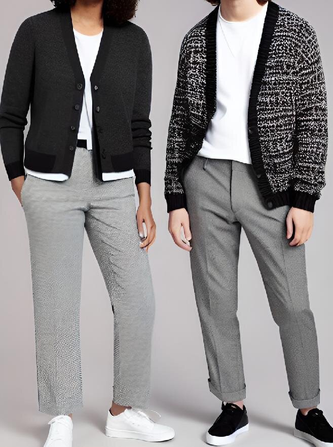 Черные брюки или серые, белая рубашка, джинсы, кардиган и черные туфли - это основа, на которой можно строить различные стильные образы. Нейтральные цвета и классические фасоны создают универсальность и гармонию.