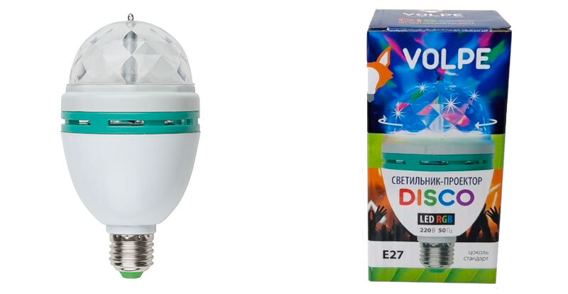 Светодиодный светильник-проектор ULI-Q301. Серия DISCO. многоцветный. ТМ VOLPE