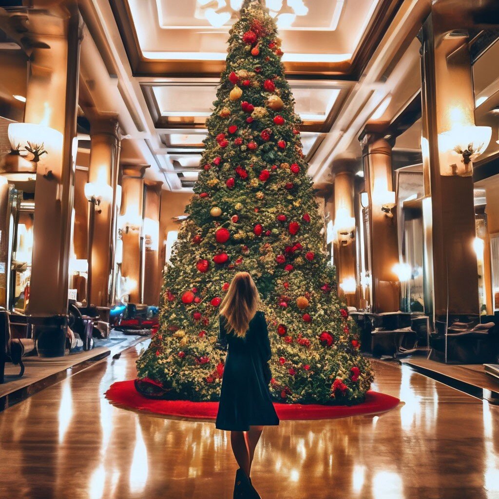 Пятизвëздочные отели Санкт-Петербурга невероятно красиво украшают свои лобби к новому году. 